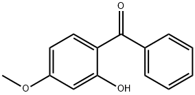 2-羟基-4-甲氧基二苯甲酮 结构式