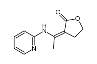 二氢-3-[1-(2-吡啶基氨基)乙酰亚基]-2(3H)-呋喃酮 结构式
