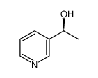 (S)-1-(3-吡啶基)乙醇 结构式