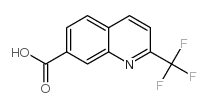 2-三氟甲基-喹啉-7-羧酸 结构式
