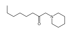 1-(1-哌啶基)-2-辛酮 结构式