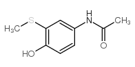 S-甲基-3-硫代对乙酰氨基酚 结构式