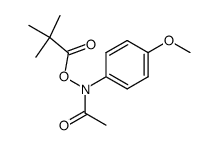 N-(新戊酰氧基)-4-甲氧基乙酰苯胺 结构式