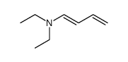 1-(N,N-二乙氨基)-1,3-丁二烯 结构式