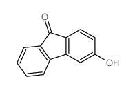 3-羟基芴-9-酮 结构式