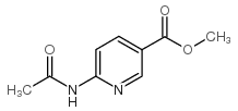 6-乙酰氨基烟酸甲酯 结构式