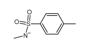 N,4-二甲基苯磺酰胺阴离子 结构式
