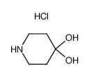 4-哌啶酮一水合物盐酸盐 结构式