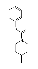 苯基 4-甲基哌啶-1-羧酸酯 结构式