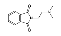 2-[2-(二甲氨基)乙基]-1H-异吲哚-1,3(2H)-二酮 结构式