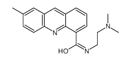N-[2-(二甲氨基)乙基]-7-甲基吖啶-4-甲酰胺 结构式