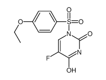 1-(4-乙氧基苯基)磺酰基-5-氟嘧啶-2,4-二酮 结构式