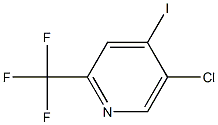 5-氯-4-碘-2-(三氟甲基)吡啶 结构式