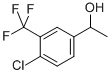 1-[4-氯-3-(三氟甲基)苯基]乙-1-醇 结构式