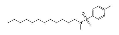 N-十二烷基-N-甲基对甲苯磺酰胺 结构式