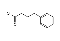 2,5-二甲基苯丁酰氯 结构式