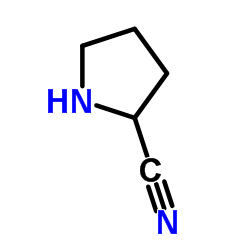 (2R)-2-吡咯烷甲腈 结构式