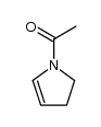 1-(2,3-二氢-1H-吡咯-1-基)乙酮 结构式