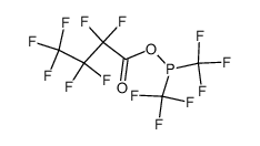 Butanoic acid, heptafluoro-, anhydride with bis(trifluoromethyl)phosphinous acid (9CI) 结构式
