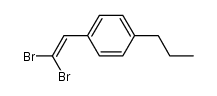 1-(2,2-二溴乙烯基)-4-丙基苯 结构式