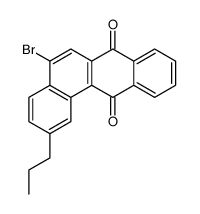 5-溴-2-丙基苯并[a]蒽-7,12-二酮 结构式