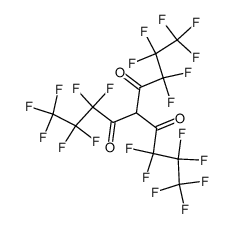 1,1,1,2,2,3,3,7,7,8,8,9,9,9-十四氟-5-(2,2,3,3,4,4,4-七氟-1-氧代丁基)-4,6-壬二酮 结构式