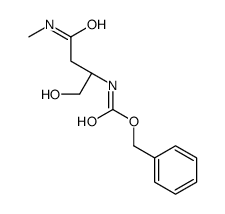[(R)-1-羟基-4-(甲基氨基)-4-氧代丁-2-基]氨基甲酸苄酯 结构式