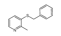 2-甲基-3-(苄硫基)吡啶 结构式