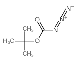 tert-butyl azidoformate 结构式