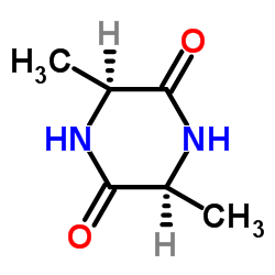 环(丙氨酰-丙氨酰) 结构式