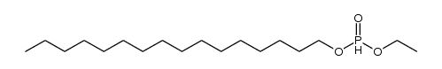 Phosphonic acid, ethyl hexadecyl ester 结构式