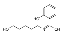 2-羟基-N-(5-羟基戊基)苯甲酰胺 结构式