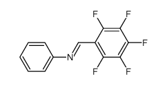 N-Phenyl-2,3,4,5,6-pentafluorobenzenemethanimine 结构式