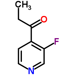 1-(3-氟吡啶-4-基)丙烷-1-酮 结构式