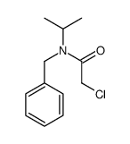 N-苄基-2-氯-N-异丙基乙酰胺 结构式