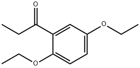 1-(2,5-二乙氧基苯基)-1-丙酮 结构式
