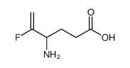 4-氨基-5-氟-5-己烯酸 结构式