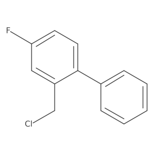 2-(氯甲基)-4-氟-1,1'-联苯 结构式