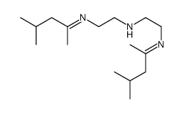 N,N'-二(1,3-二甲基丁亚基)-2,2'-亚氨基二(乙胺) 结构式