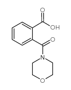 2-(4-吗啉基羰基)苯甲酸 结构式
