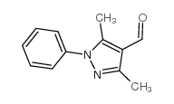 3,5-二甲基-1-苯基吡唑-4-甲醛 结构式
