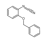 Benzene, 1-azido-2-(phenylmethoxy)- 结构式