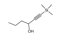 1-(三甲基硅基)-1-己炔-3-醇 结构式