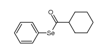 环己烷硒代甲酸 Se-苯酯 结构式