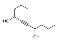 5-癸炔-4,7-二醇 结构式