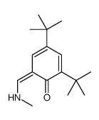 2,4-di-tert-butyl-6-[(E)-(methylimino)methyl]phenol 结构式