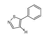 4-氘代-5-苯基异噻唑 结构式