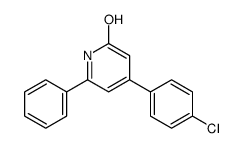 4-(4-氯苯基)-6-苯基-1H-吡啶-2-酮 结构式