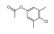 4-氯-3,5-二甲基苯基乙酸酯 结构式