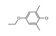2-氯-5-乙氧基-1,3-二甲基苯 结构式